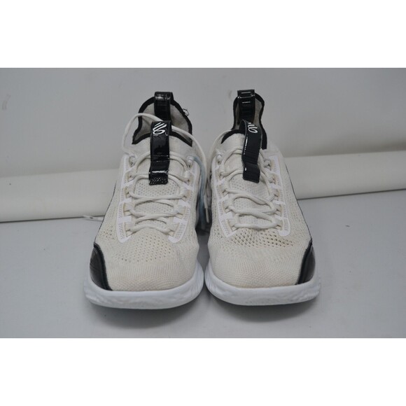 Under Armour Curry 8 FLOW White Patent 3024785-111 Sz M 10.5 W12 Basketball Shoe - Picture 3 of 16